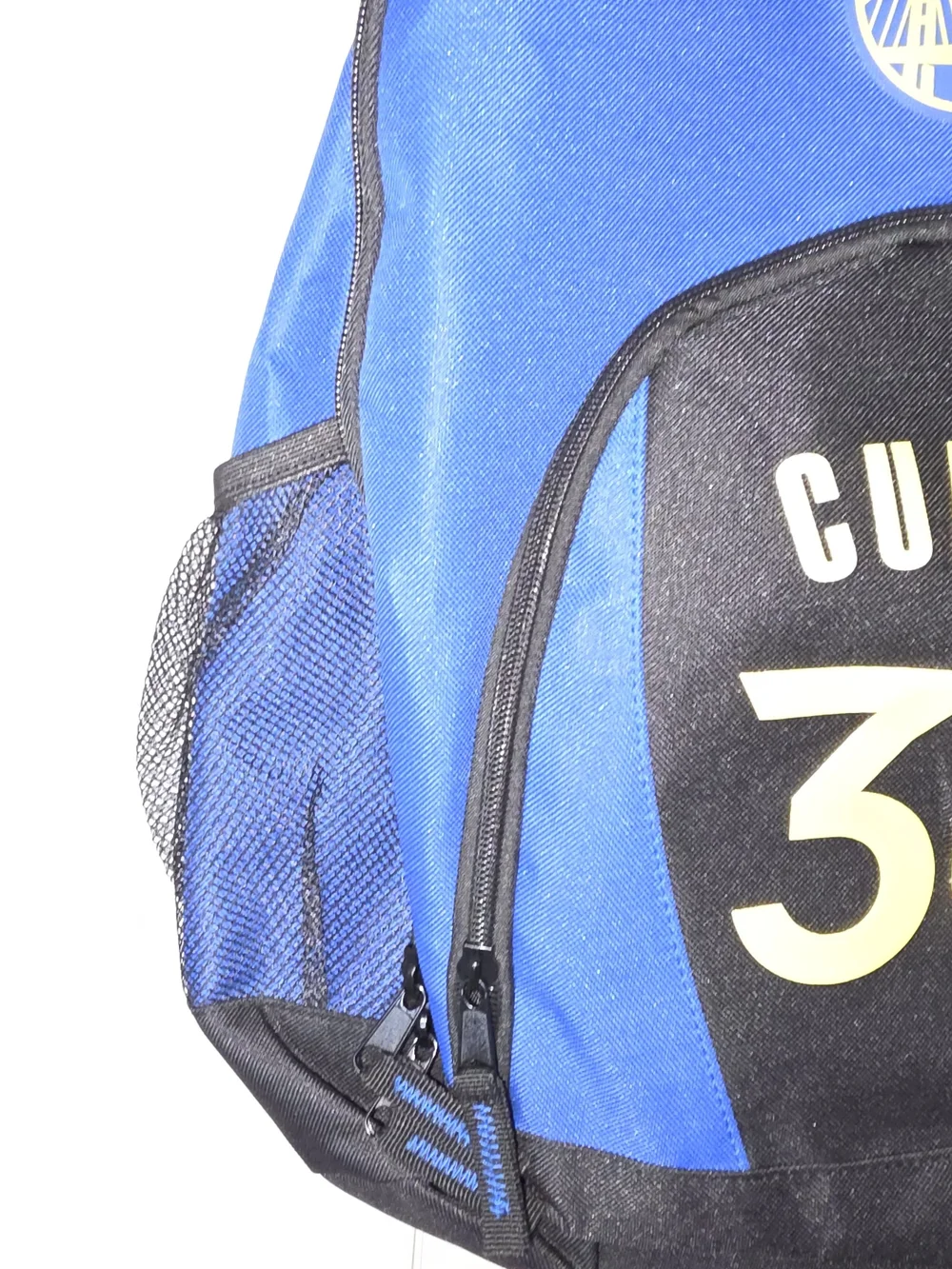 NBA Golden State Warriors Stephen Curry #30 Blue & Black Backpack Laptop Sleeve